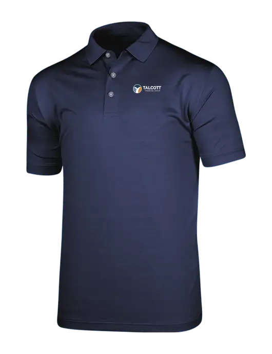 Callaway Vibrant Navy Ventilated Polo w/Talcott Logo