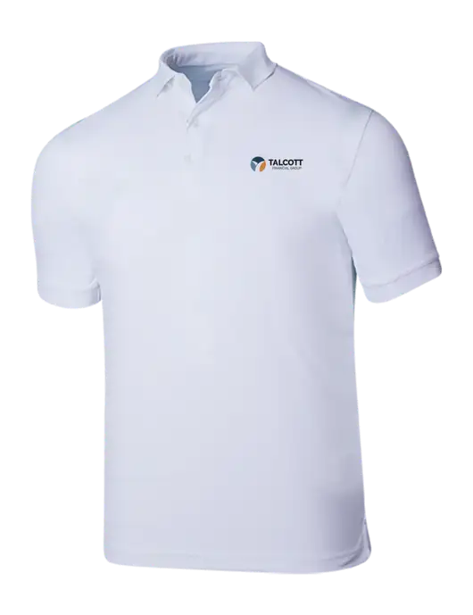 Callaway Ottoman Bright White Polo w/Talcott Logo