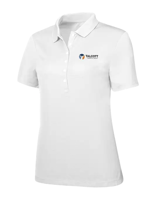 Callaway Womens Ottoman Bright White Polo w/Talcott Logo