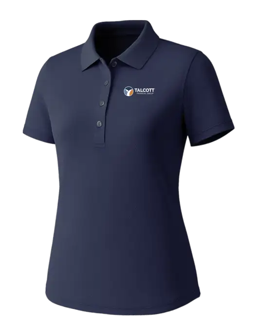 Callaway Womens Core Navy Performance Polo w/Talcott Logo