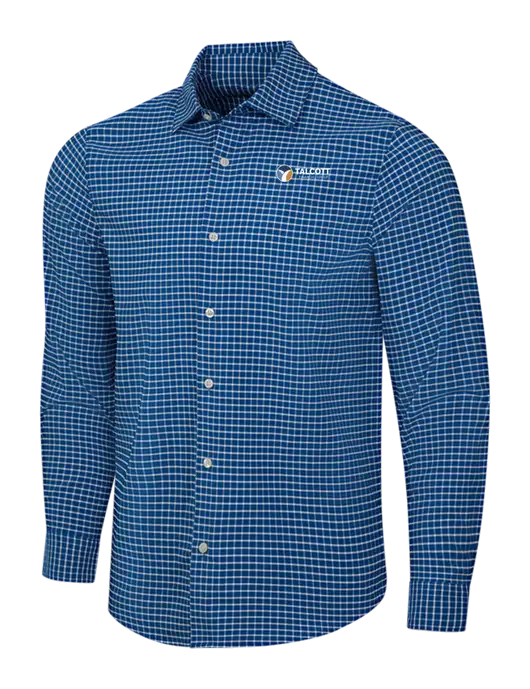 Navy/White City Stretch Shirt w/Talcott Logo