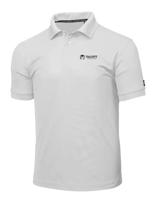 OGIO Bright White Caliber 2.0 Polo w/Talcott Logo
