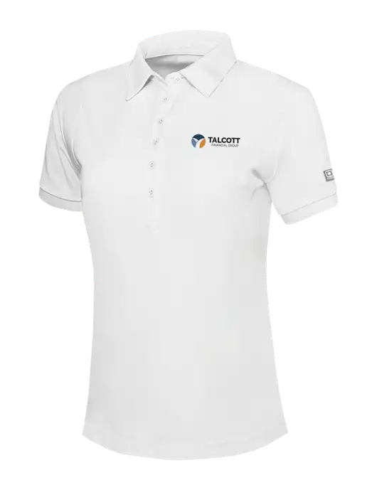 OGIO Womens Bright White Jewel Polo w/Talcott Logo