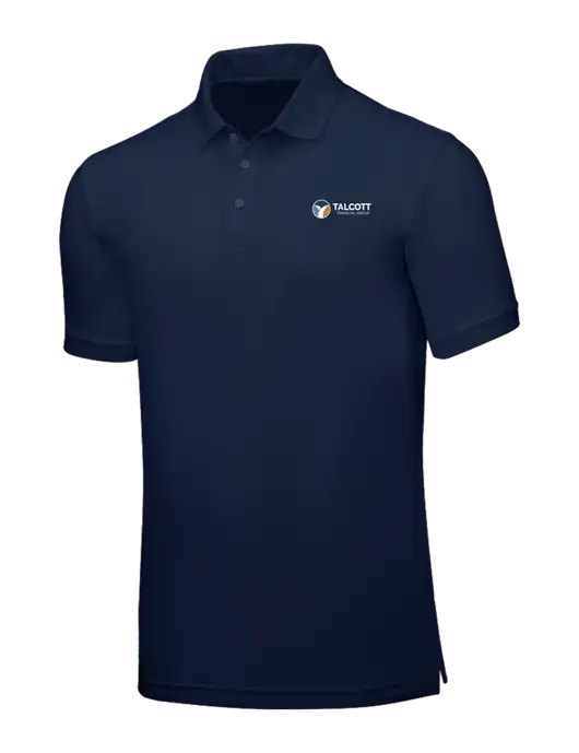 Navy Blue Core Classic Pique w/Talcott Logo