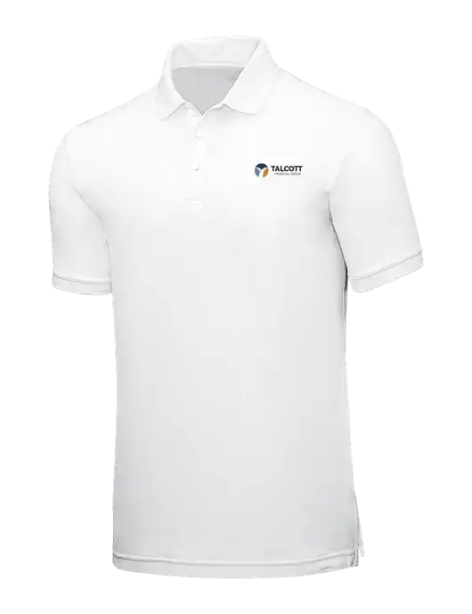 White Core Classic Pique w/Talcott Logo
