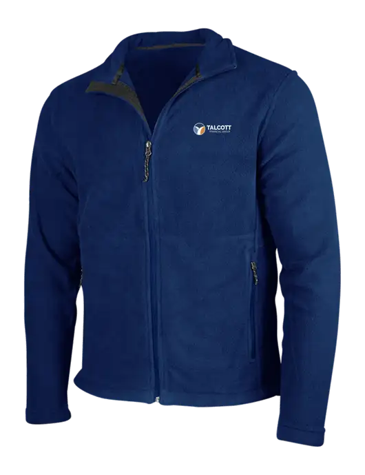Navy Fleece Jacket w/Talcott Logo