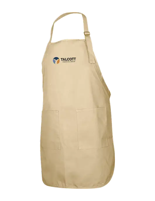 Full-Length Stone Apron With Pockets w/Talcott Logo