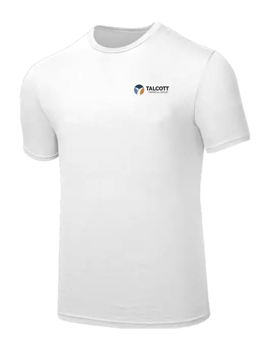 Seriously Soft White T-Shirt w/Talcott Logo