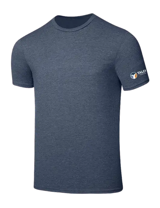 Seriously Soft Heathered Navy T-Shirt w/Talcott Logo