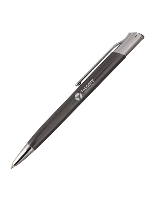 San Malo Gunmetal Pen - Black Ink w/Talcott Logo