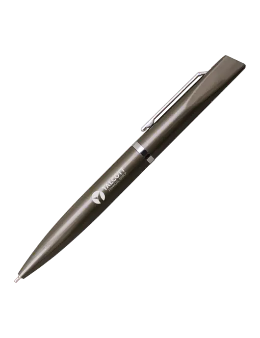 Santos Gunmetal Pen - Black Ink w/Talcott Logo