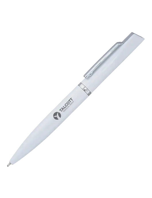 Santos White Pen - Black Ink w/Talcott Logo