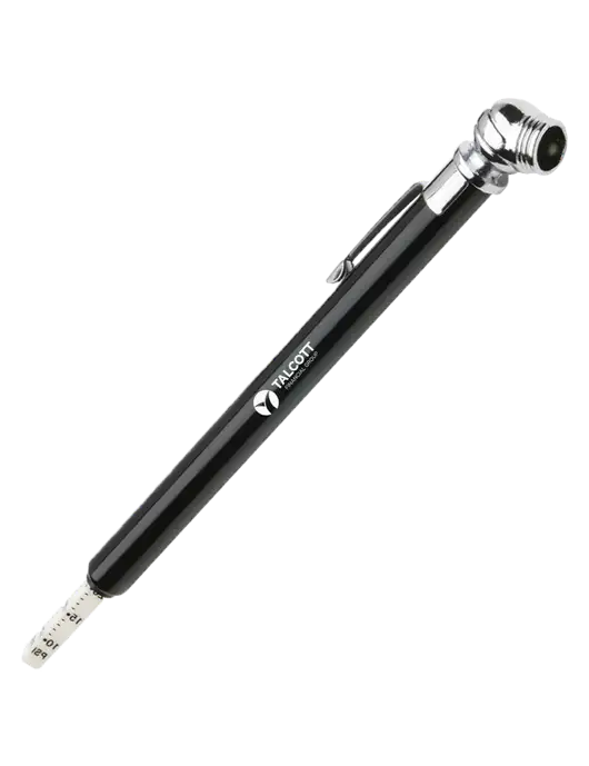 Quick View Black Tire Gauge w/Talcott Logo
