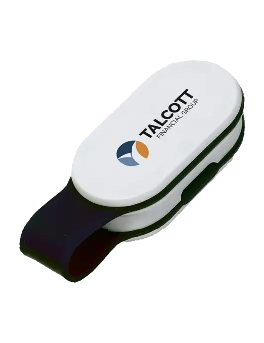 Magna Clip Black Personal Safety Light w/Talcott Logo
