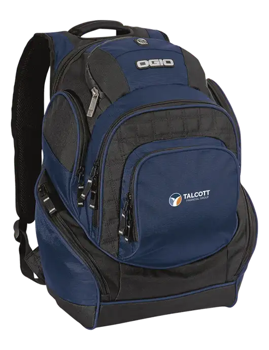 OGIO Navy Mastermind Pack w/Talcott Logo