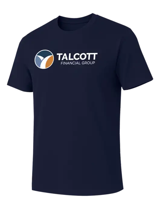 Allmade Dark Navy Organic Cotton Tee w/Talcott Logo