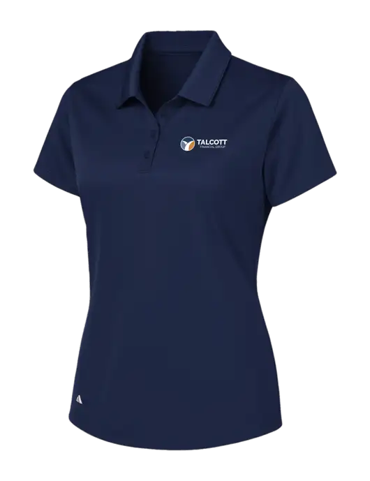 Adidas Navy Womens Basic Sport Polo w/Talcott Logo