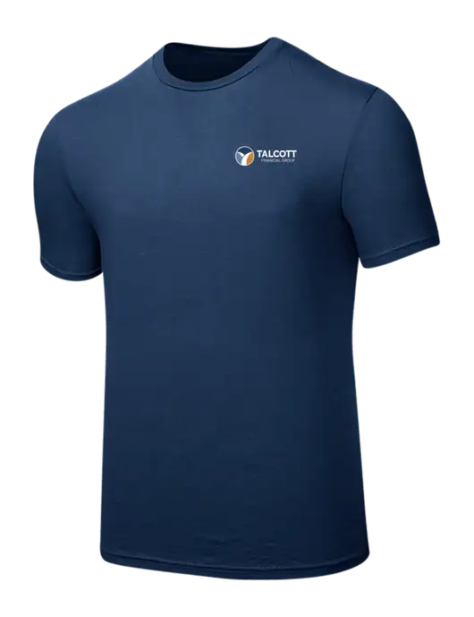 Seriously Soft Deep Slate Blue T-Shirt w/Talcott Logo