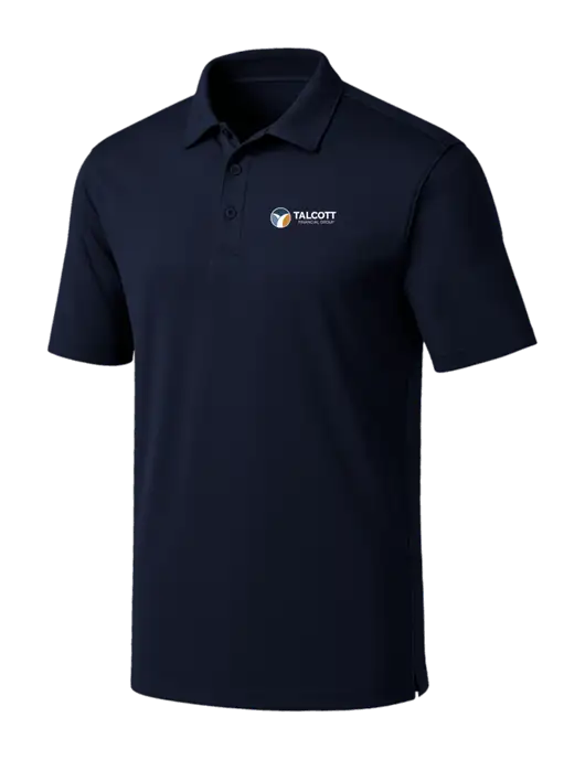 Navy Silk Touch Performance Polo w/Talcott Logo