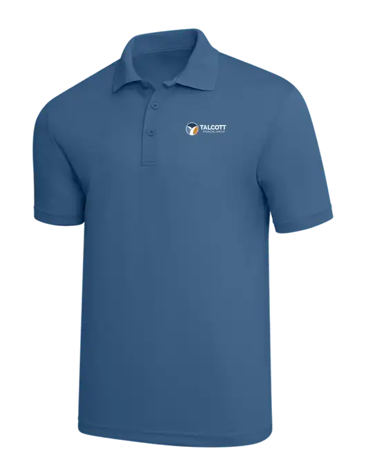 Slate Blue PosiCharge RacerMesh Polo w/Talcott Logo