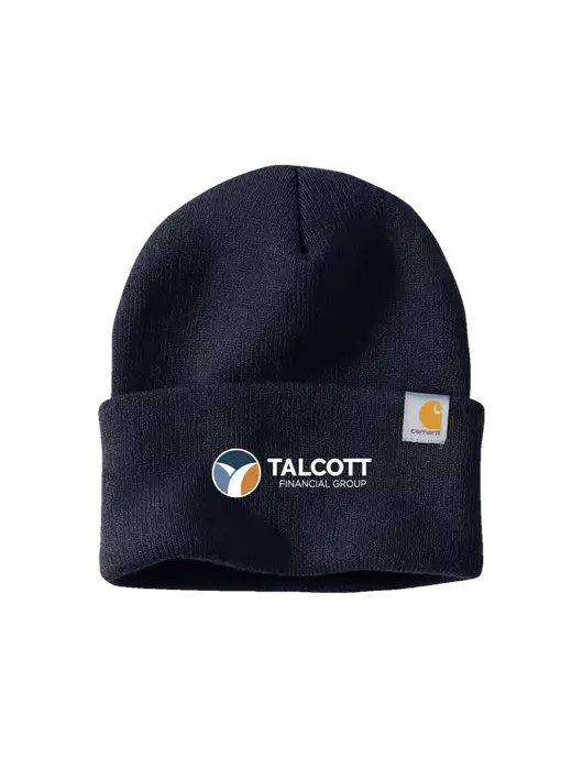 Carhartt Navy Watch Cap 2.0 w/Talcott Logo