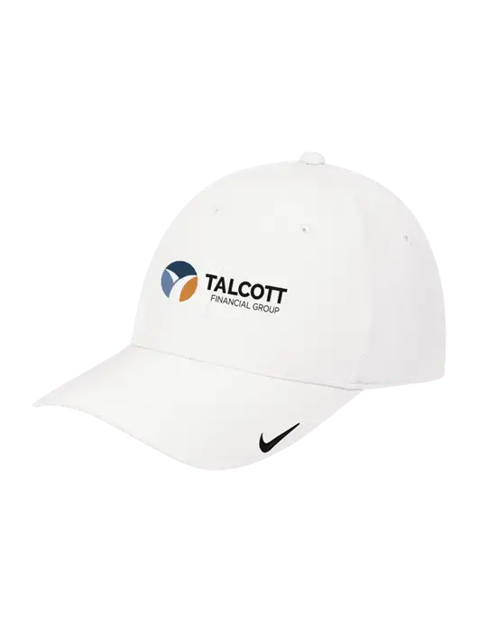 Nike White Dri-FIT Legacy Cap w/Talcott Logo