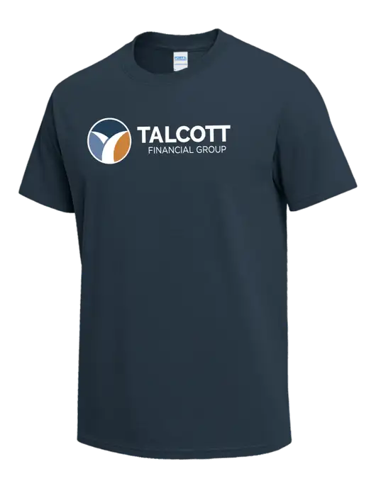 Dark Slate Blue Heavyweight 6.1 oz T-Shirt w/Talcott Logo