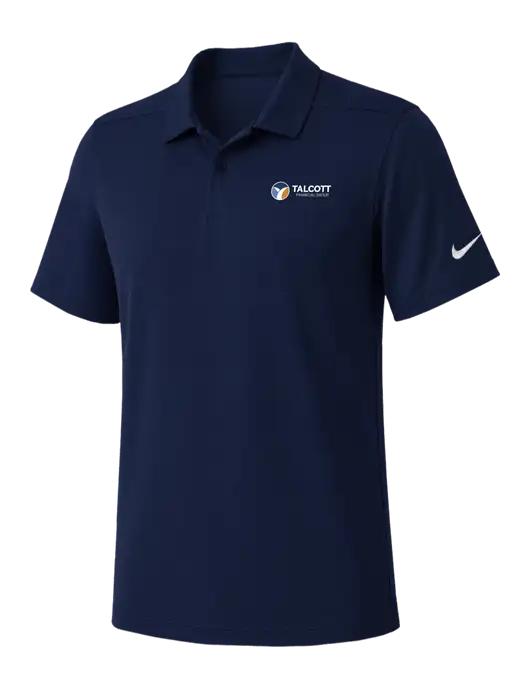 Nike Navy Dry Essential Solid Polo w/Talcott Logo