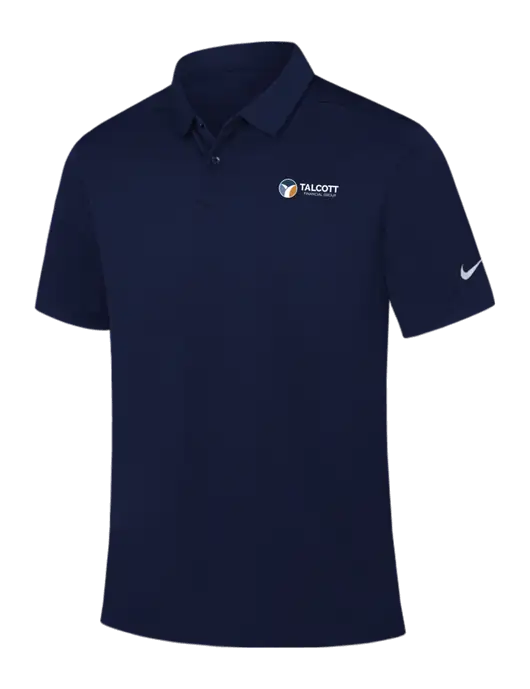 Nike Navy Dry Essential Solid Polo w/Talcott Logo