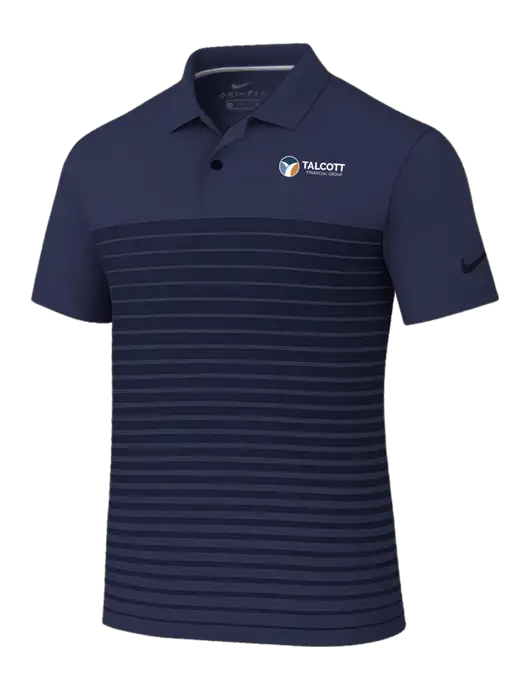 Nike Navy Dri-FIT Vapor Block Polo w/Talcott Logo
