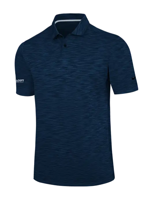 Nike Navy Dri-FIT Vapor Space Dyed Polo w/Talcott Logo
