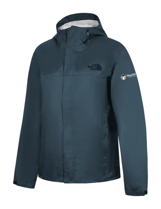 The North Face Navy DryVent Rain Jacket w/Talcott Logo