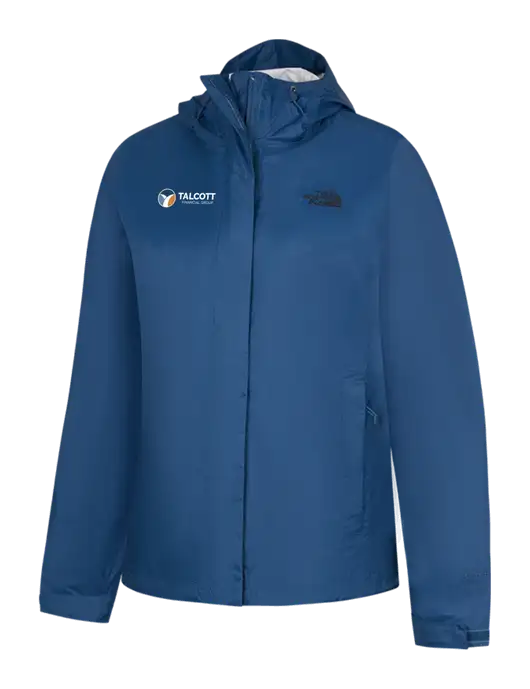 The North Face Womens Navy DryVent Rain Jacket w/Talcott Logo