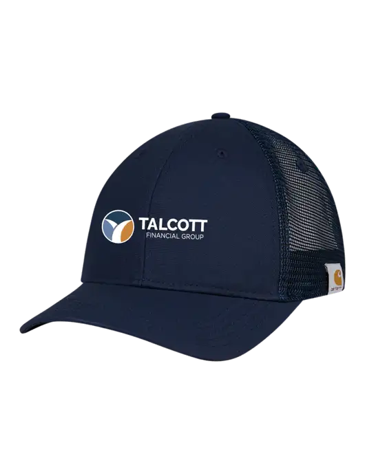 Carhartt Navy Trucker Rugged Pro Series Cap w/Talcott Logo