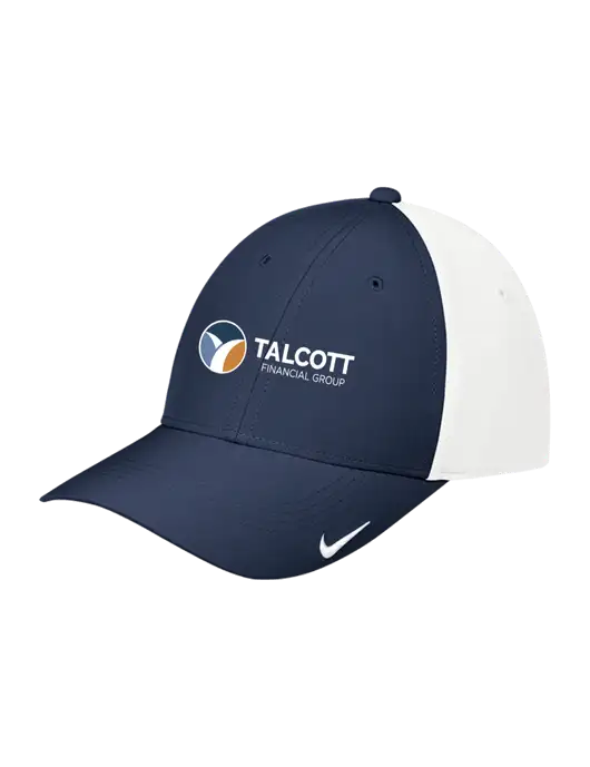 Nike Navy/White Dri-FIT Legacy Cap w/Talcott Logo