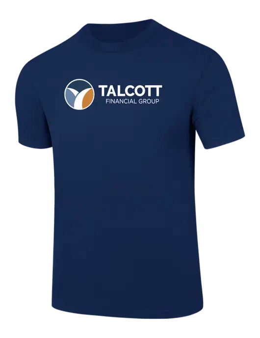 Comfort Colors 6.1 oz Dark Navy Heavyweight Ring Spun T-Shirt w/Talcott Logo