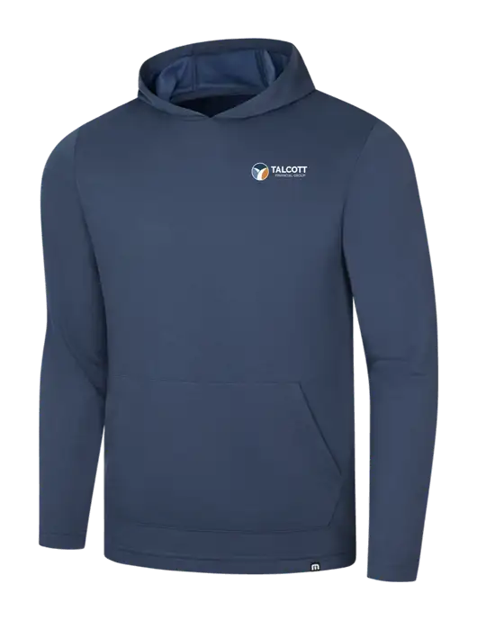 TravisMathew Navy Coveside Hoodie w/Talcott Logo