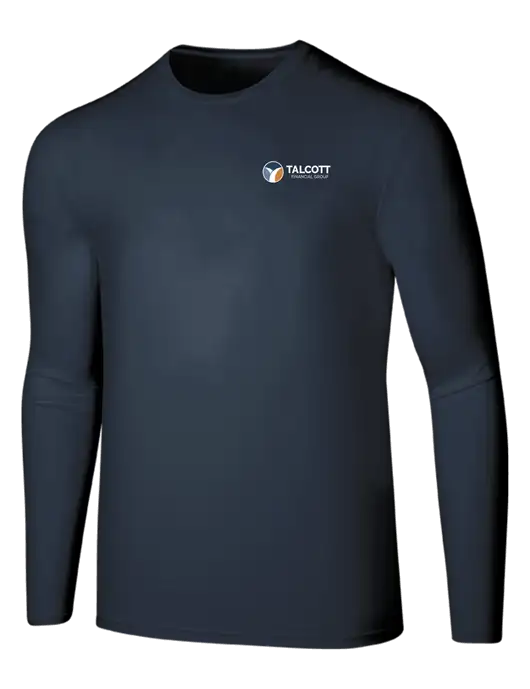 Seriously Soft Navy Long Sleeve T-Shirt w/Talcott Logo