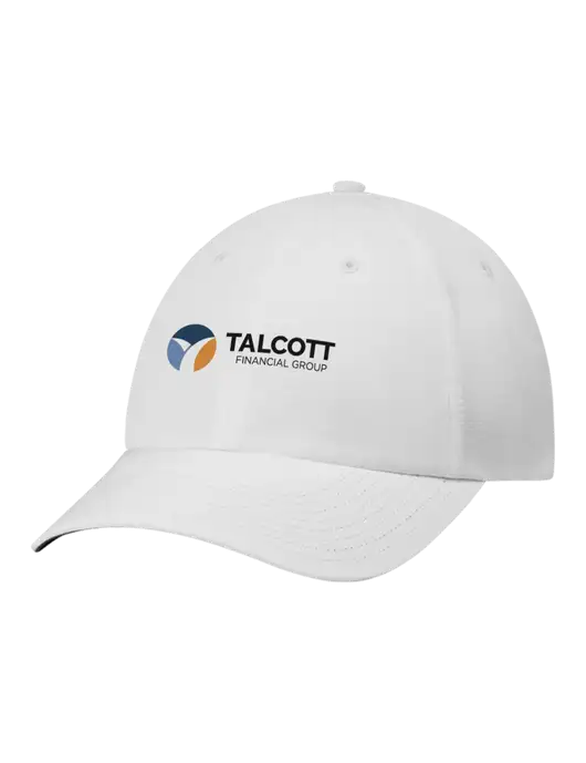 Richardson Relaxed Performance Lite White Cap w/Talcott Logo