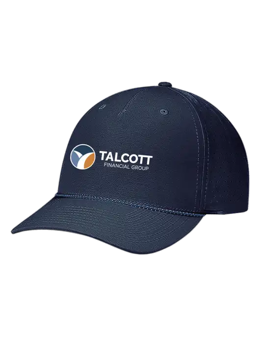 Richardson Laser Perf Performance Dark Navy/Navy-Grey-Blue Rope Cap w/Talcott Logo