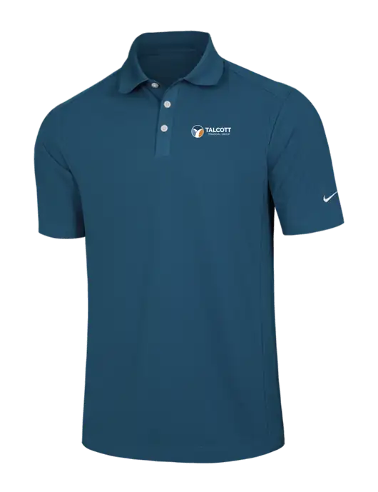 Nike Light Navy Dri-FIT Classic Polo w/Talcott Logo