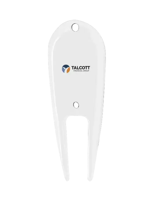 White Divot Tool w/Talcott Logo