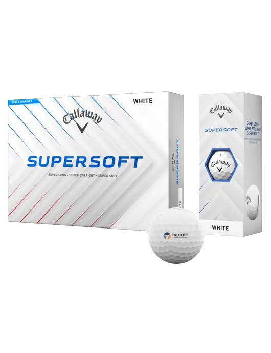 Callaway Supersoft Golf Balls 12/pk w/Talcott Logo
