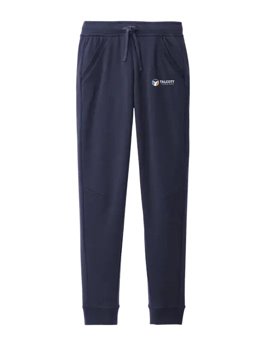 Modern Dark Navy Fleece Jogger w/Talcott Logo