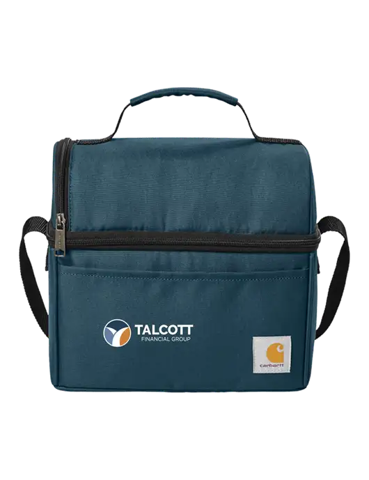 Carhartt Light Navy Lunch 6-Can Cooler w/Talcott Logo
