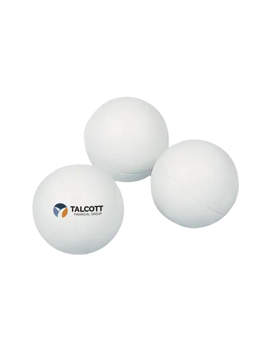3-Pack 1-Star White Ping Pong Balls w/Talcott Logo