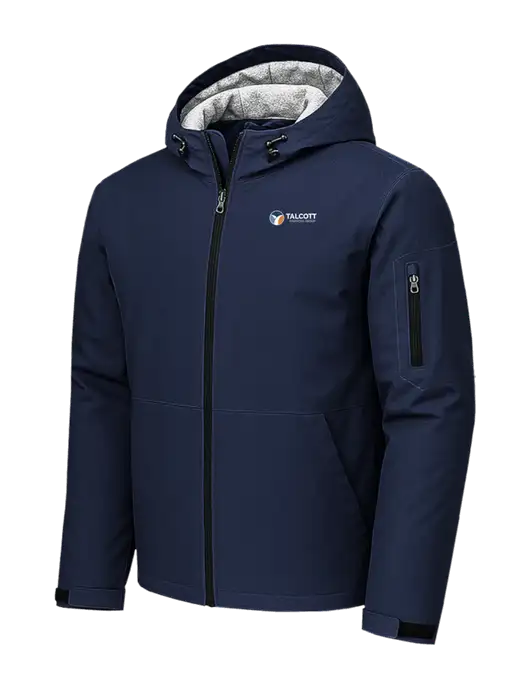 Waterproof Insulated Dark Navy Jacket w/Talcott Logo