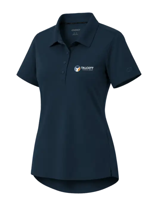 OGIO Womens Envision Dark Navy Polo w/Talcott Logo