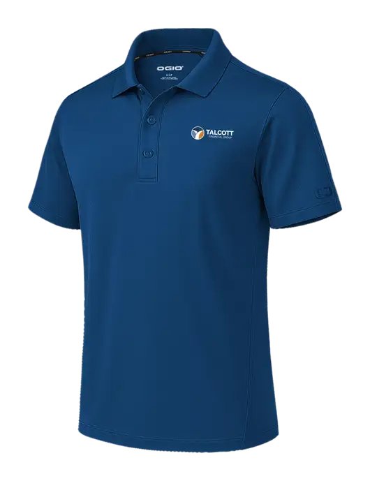 OGIO Envision Light Navy Polo w/Talcott Logo