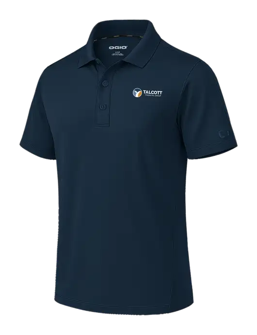 OGIO Envision Dark Navy Polo w/Talcott Logo